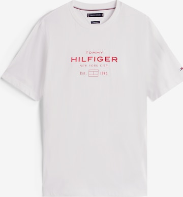 T-Shirt TOMMY HILFIGER en blanc : devant