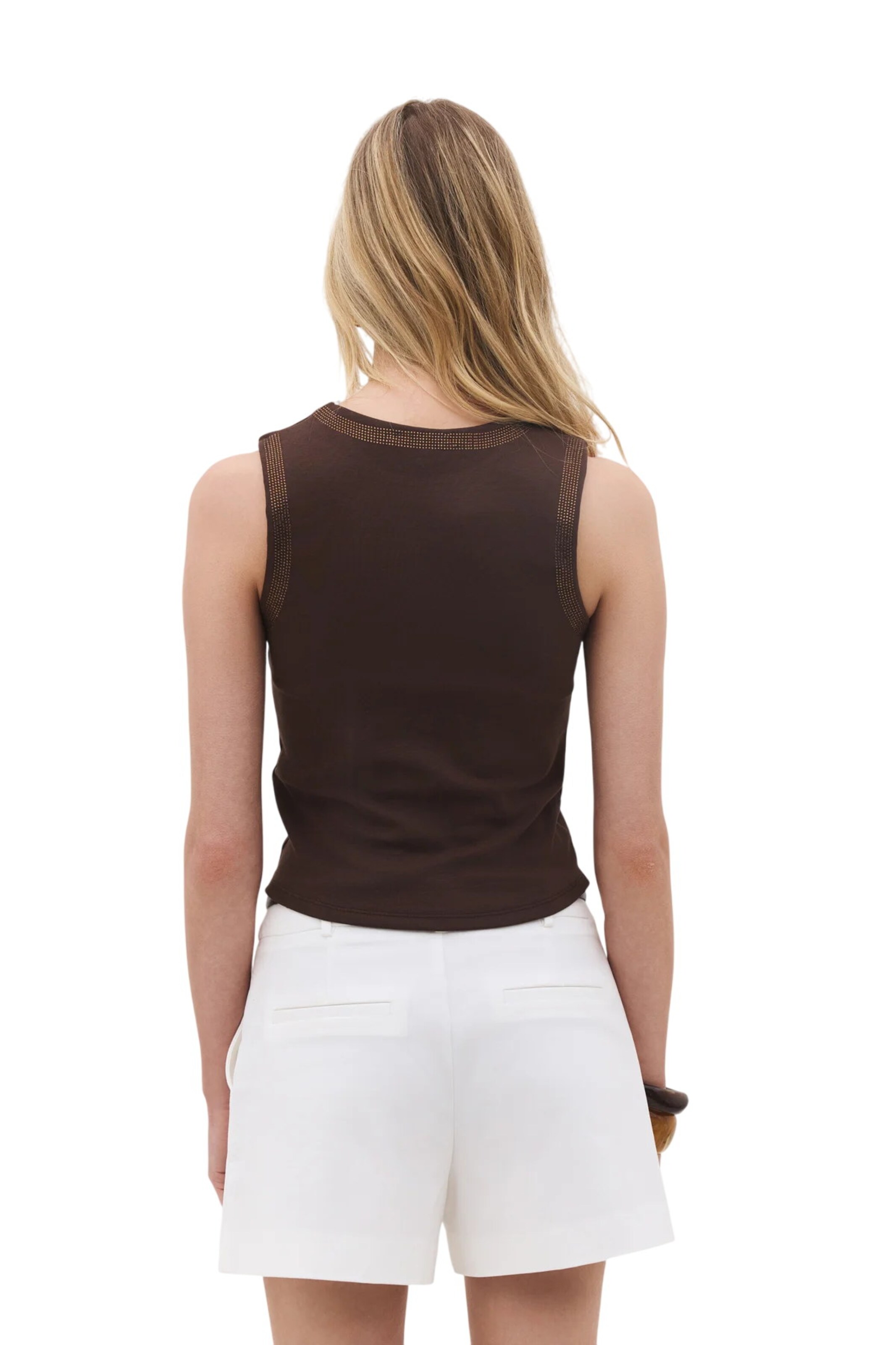 No Matter What Top in Brown