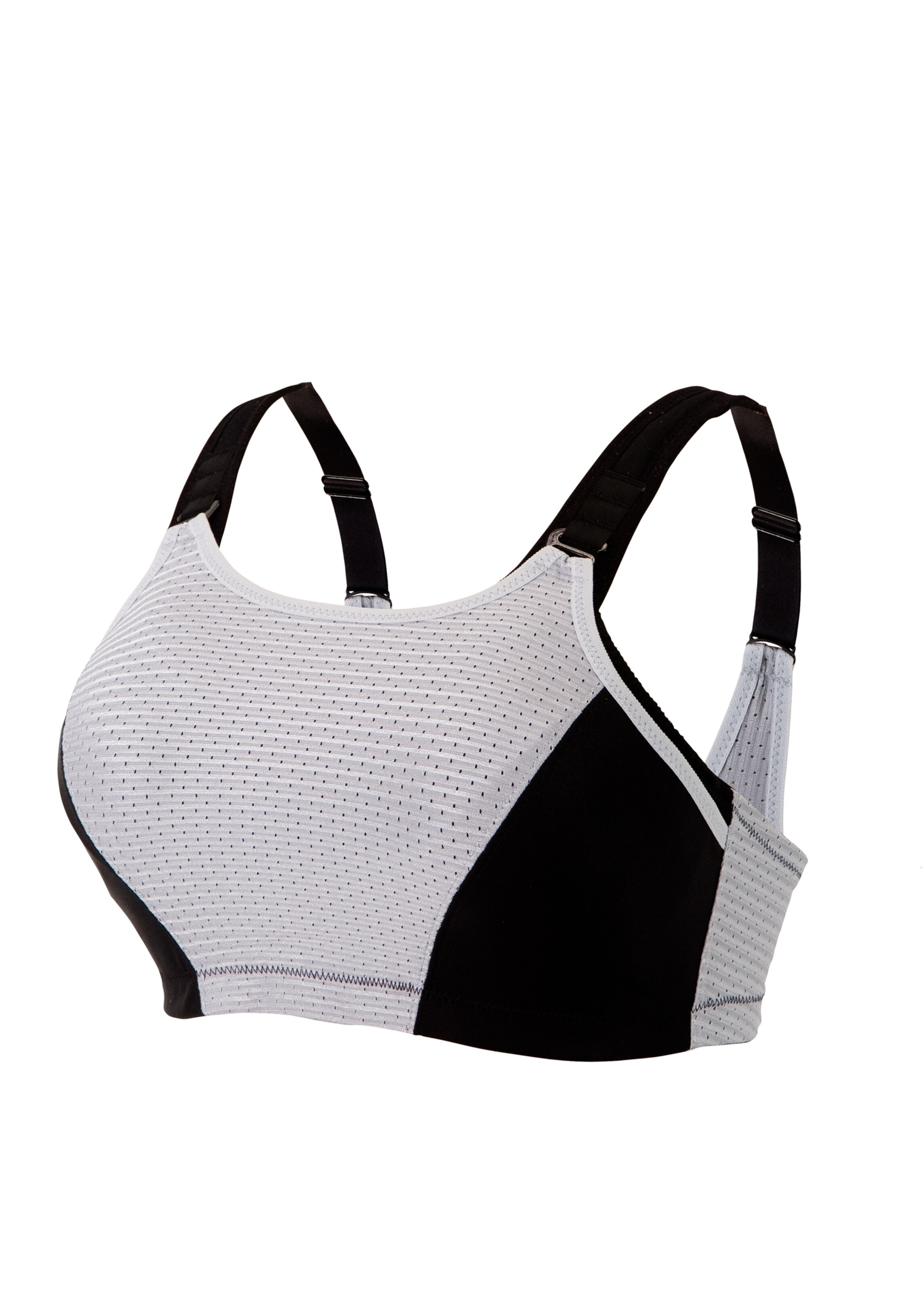 GLAMORISE Bralette Bra in Grey: front