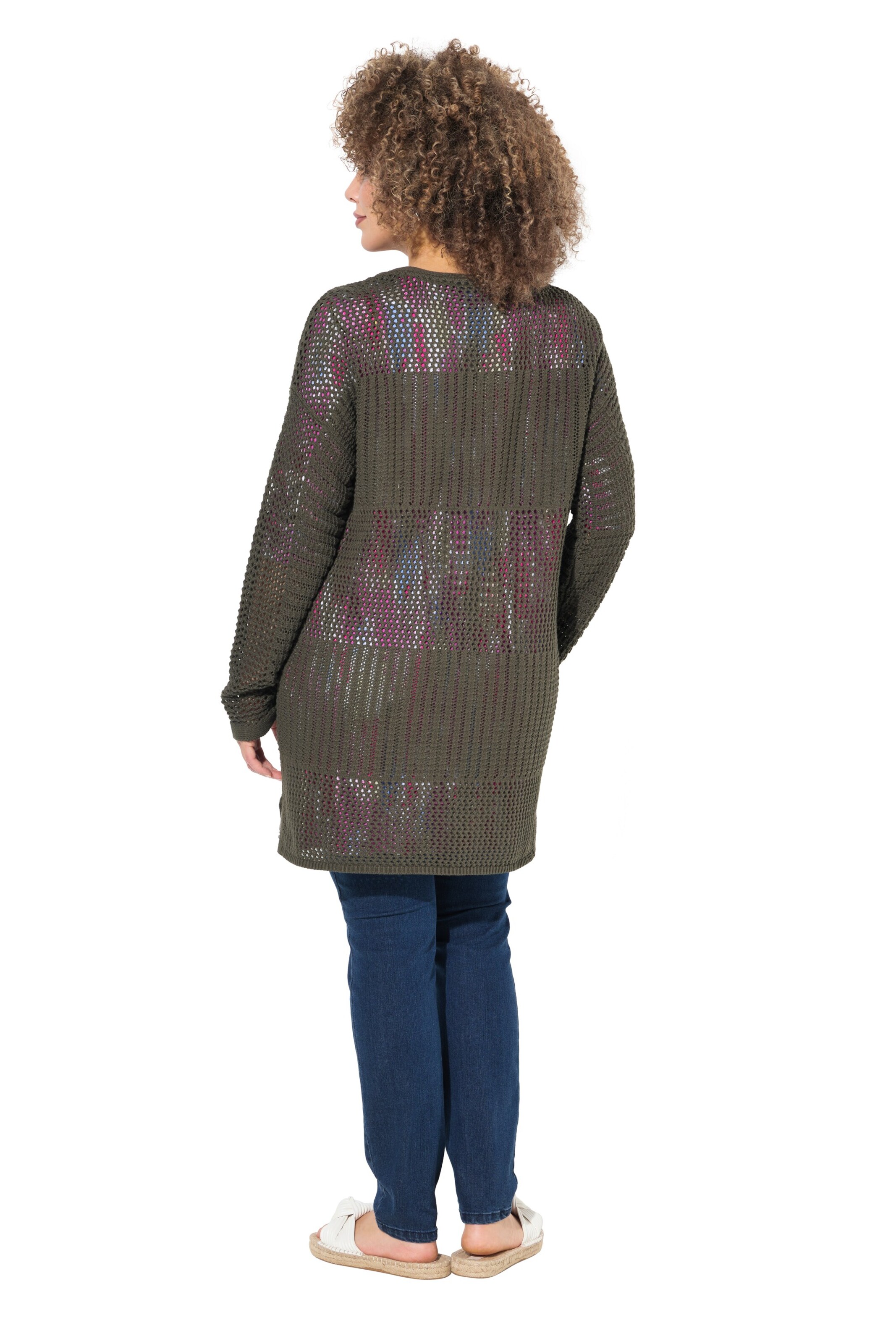 Ulla Popken Strickjacke in Grün