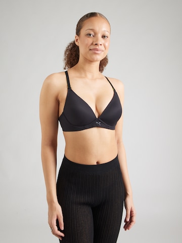 PUMA T-shirt Bra in Black: front