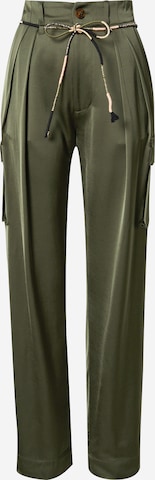 SCOTCH & SODA Loosefit Cargobroek 'Faye' in Groen: voorkant