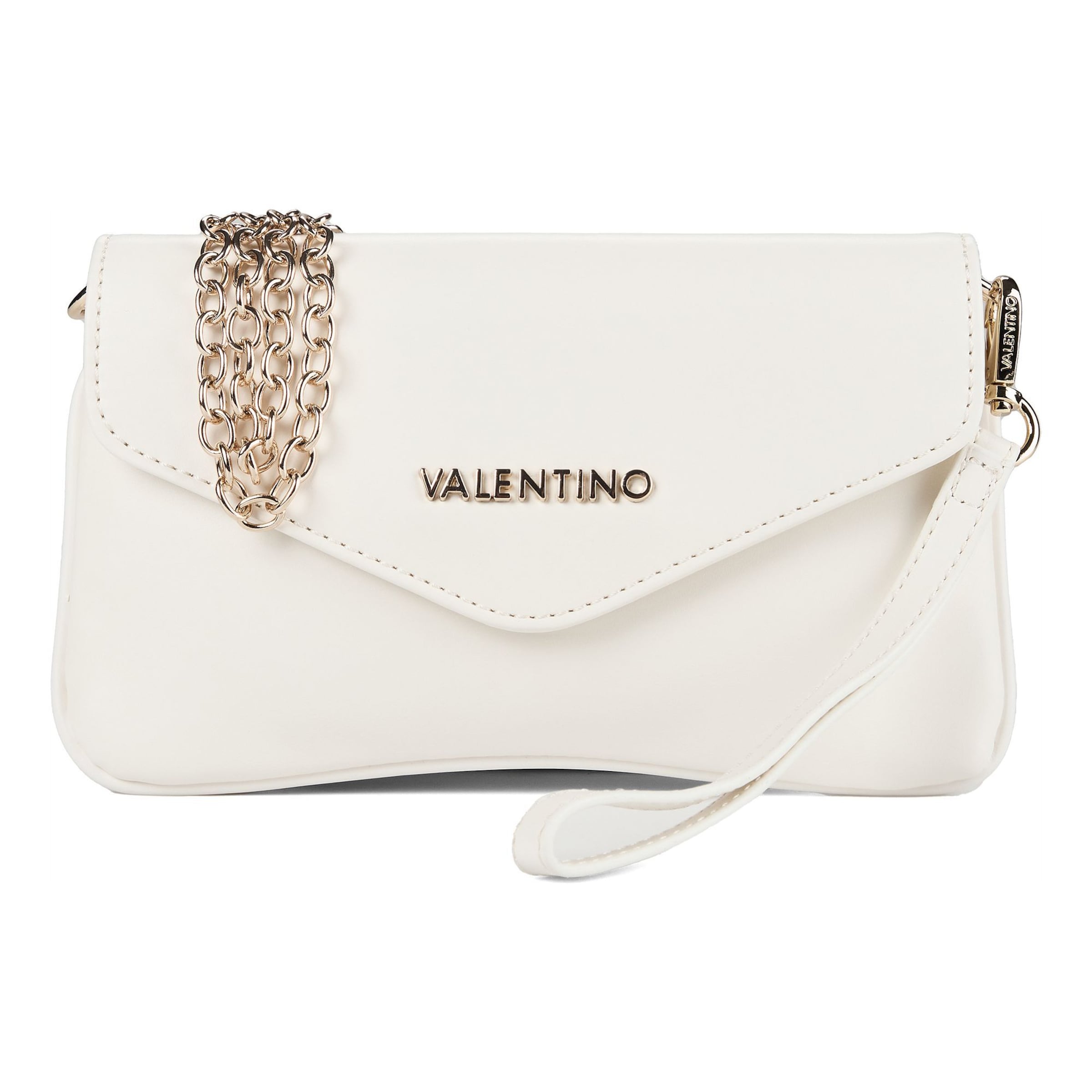 VALENTINO Clutch 'Ariel Mir' in Wit: voorkant