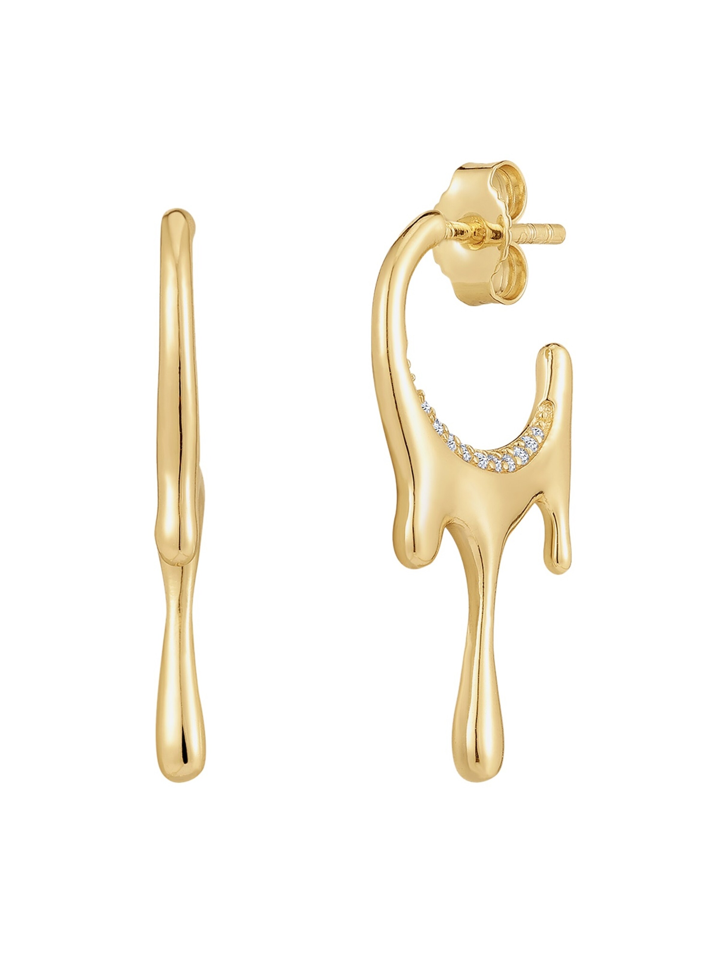 Glanzstücke München Oorbellen in Goud: voorkant