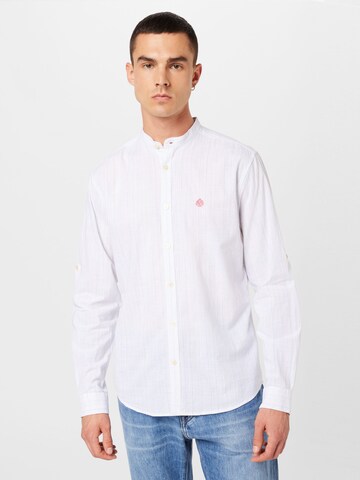 Springfield Regular fit Риза в бяло: отпред
