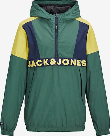 Jack & Jones Junior Between-Season Jacket 'Club' in Green: front