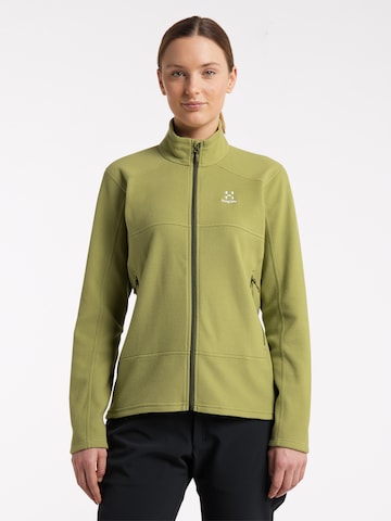 Haglöfs Athletic Fleece Jacket 'Buteo' in Green: front