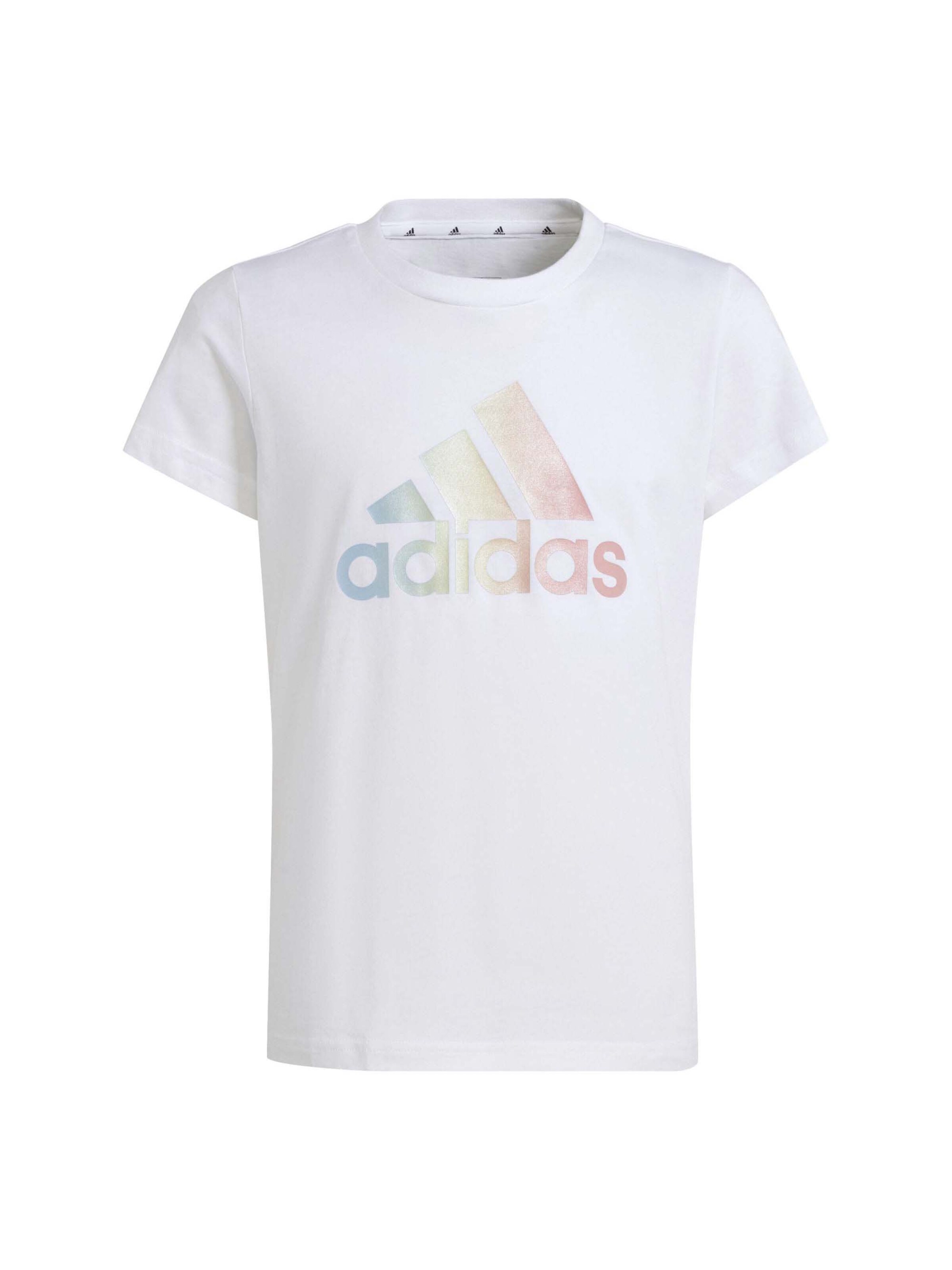 T-Shirt ADIDAS SPORTSWEAR en blanc : devant