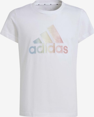 T-Shirt ADIDAS SPORTSWEAR en blanc : devant