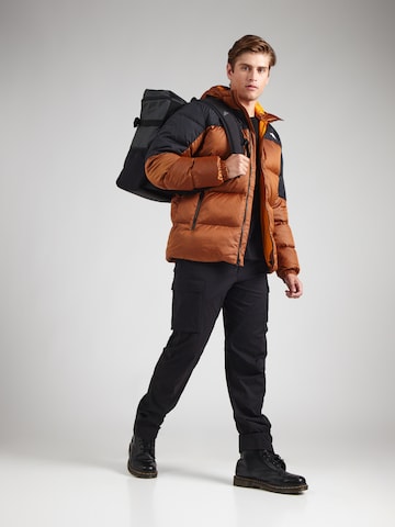 THE NORTH FACE Klasický střih Outdoorová bunda 'Diablo' – hnědá