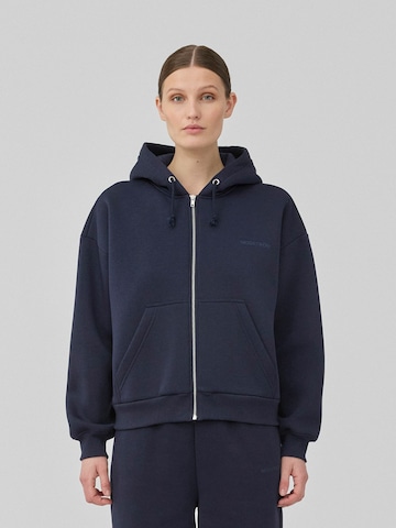 modström Sweatjacke 'Tia' in Blau: Vorderseite