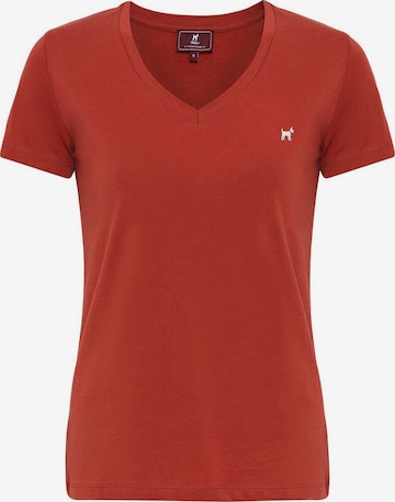 raudona Williot Marškinėliai: priekis