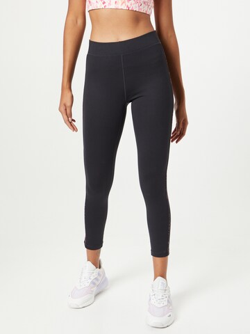 Champion Authentic Athletic Apparel Skinny Workout Pants in Black: front