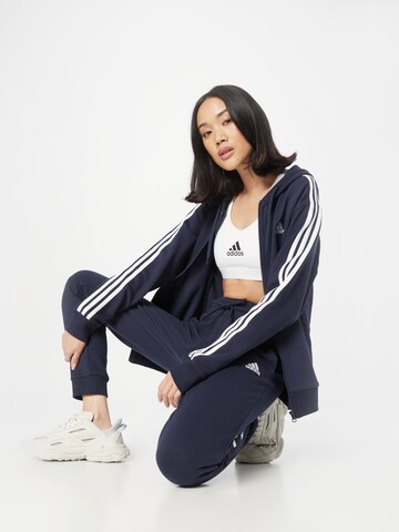 ADIDAS SPORTSWEAR Sportsweatjacke 'Essentials' in Blau