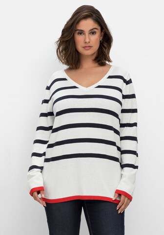 SHEEGO Sweater in White: front