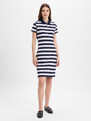 Marie Lund Jurk in Blauw: voorkant