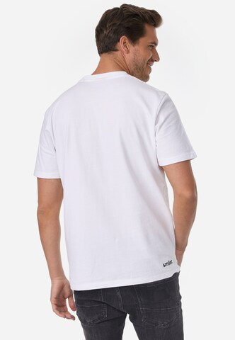 smiler. Shirt in White