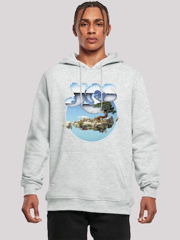 Sweat-shirt 'YES Chrome Island' F4NT4STIC en gris : devant