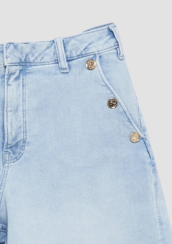 QS Regular Shorts in Blau