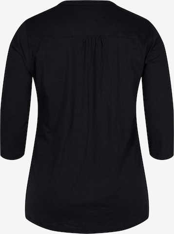 Zizzi Bluse in Schwarz