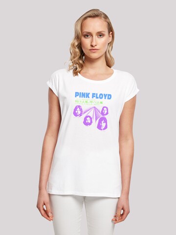 T-shirt 'Pink Floyd One Of These Days' F4NT4STIC en blanc : devant