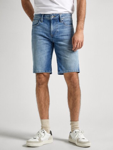 Pepe Jeans Regular Shorts in Blau: predná strana