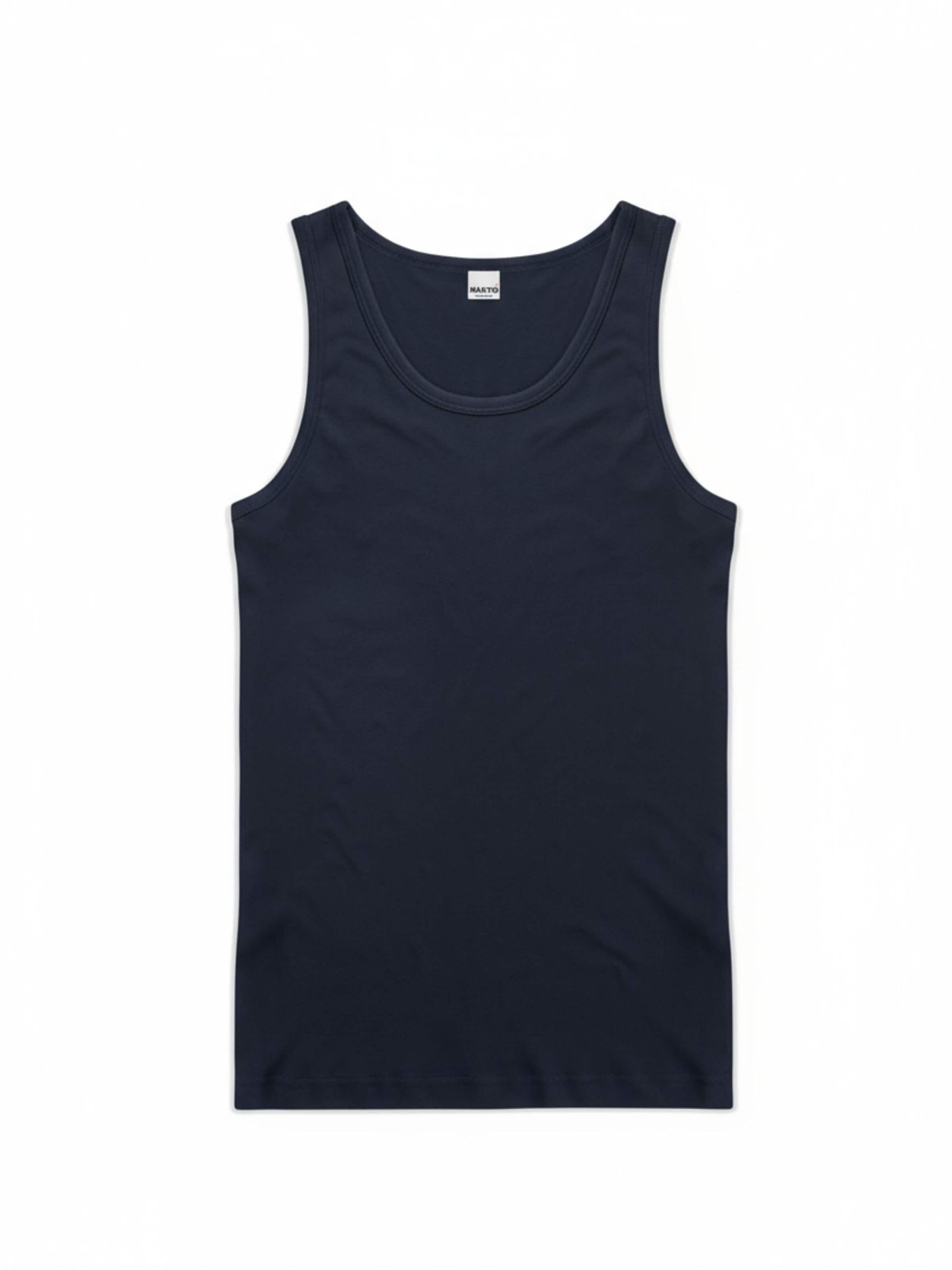 Maxte Undershirt 'BASIC MAX Ärmelloses Trägerhemd 5er Pack' in Blue