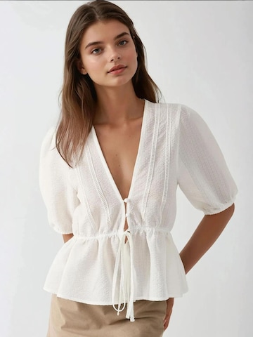 Hiccup Bluse in Weiß