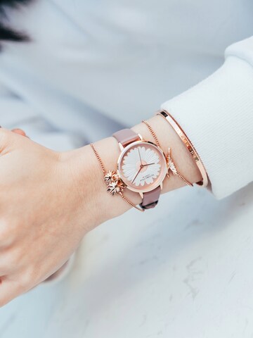 Orologio analogico 'Daisy' di Victoria Hyde in rosa: frontale