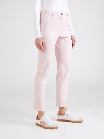 Marks & Spencer Slimfit Chino kalhoty – pink: přední strana