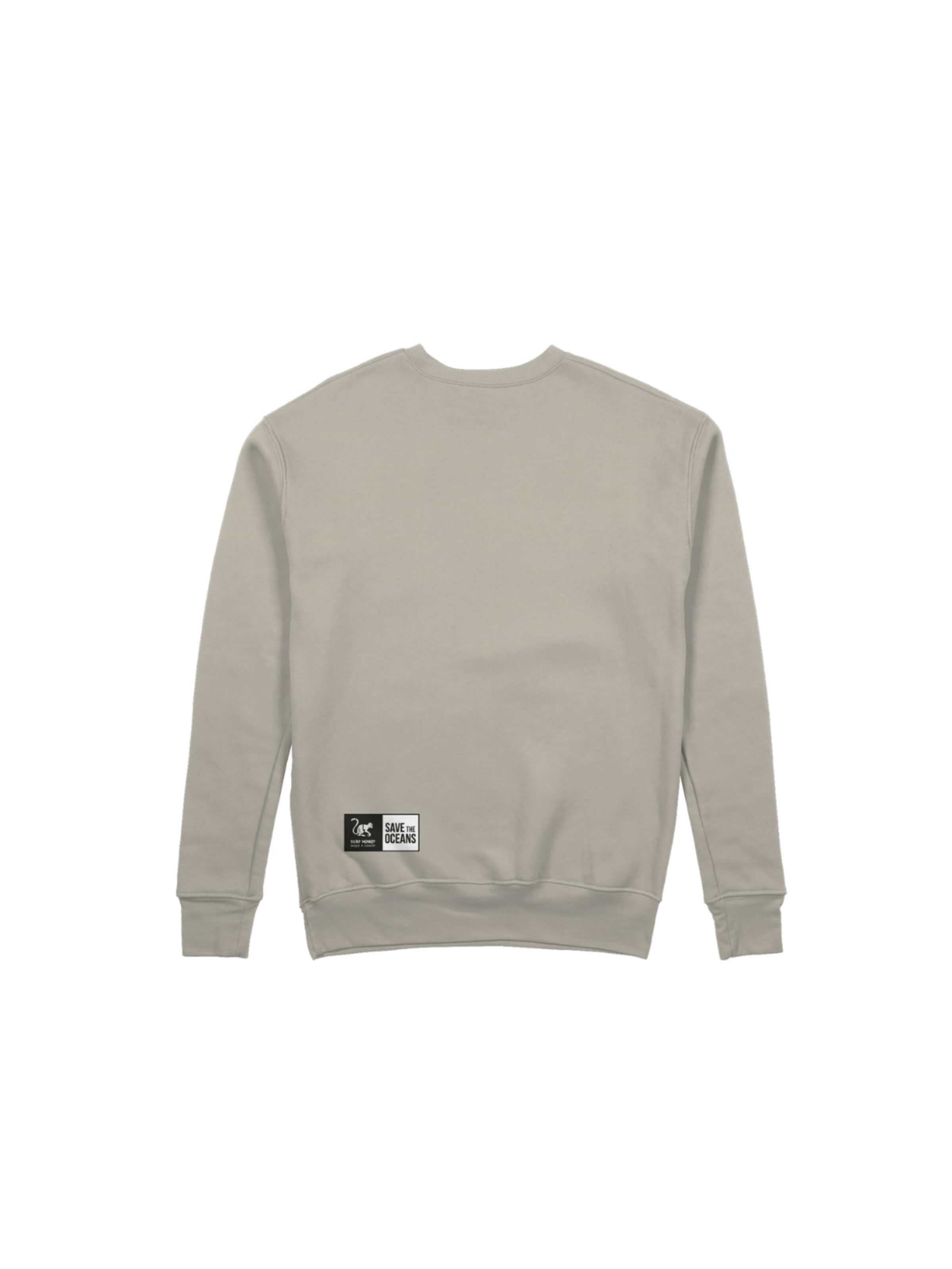 Surf Monkey Sweatshirt in Beige