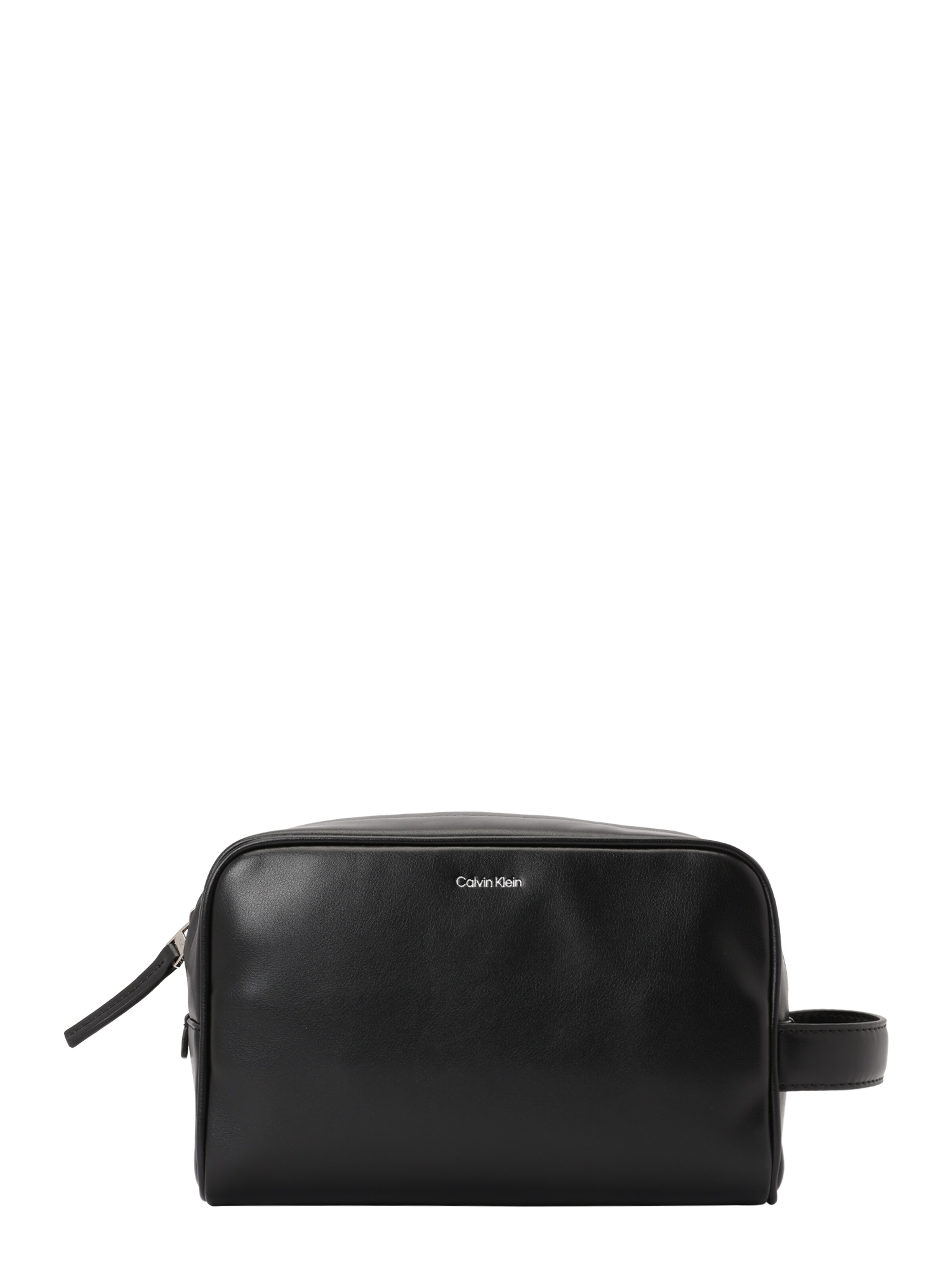 Calvin Klein Toiletry Bag in Black: front