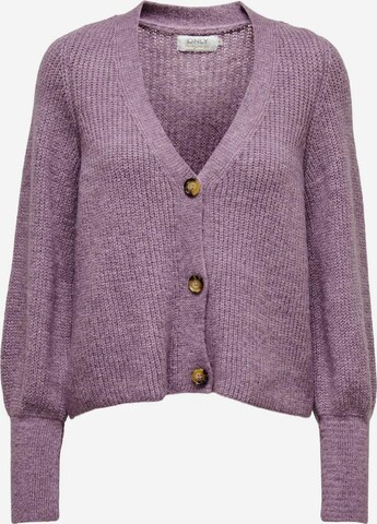 ONLY Knit Cardigan 'Clare' in Purple: front