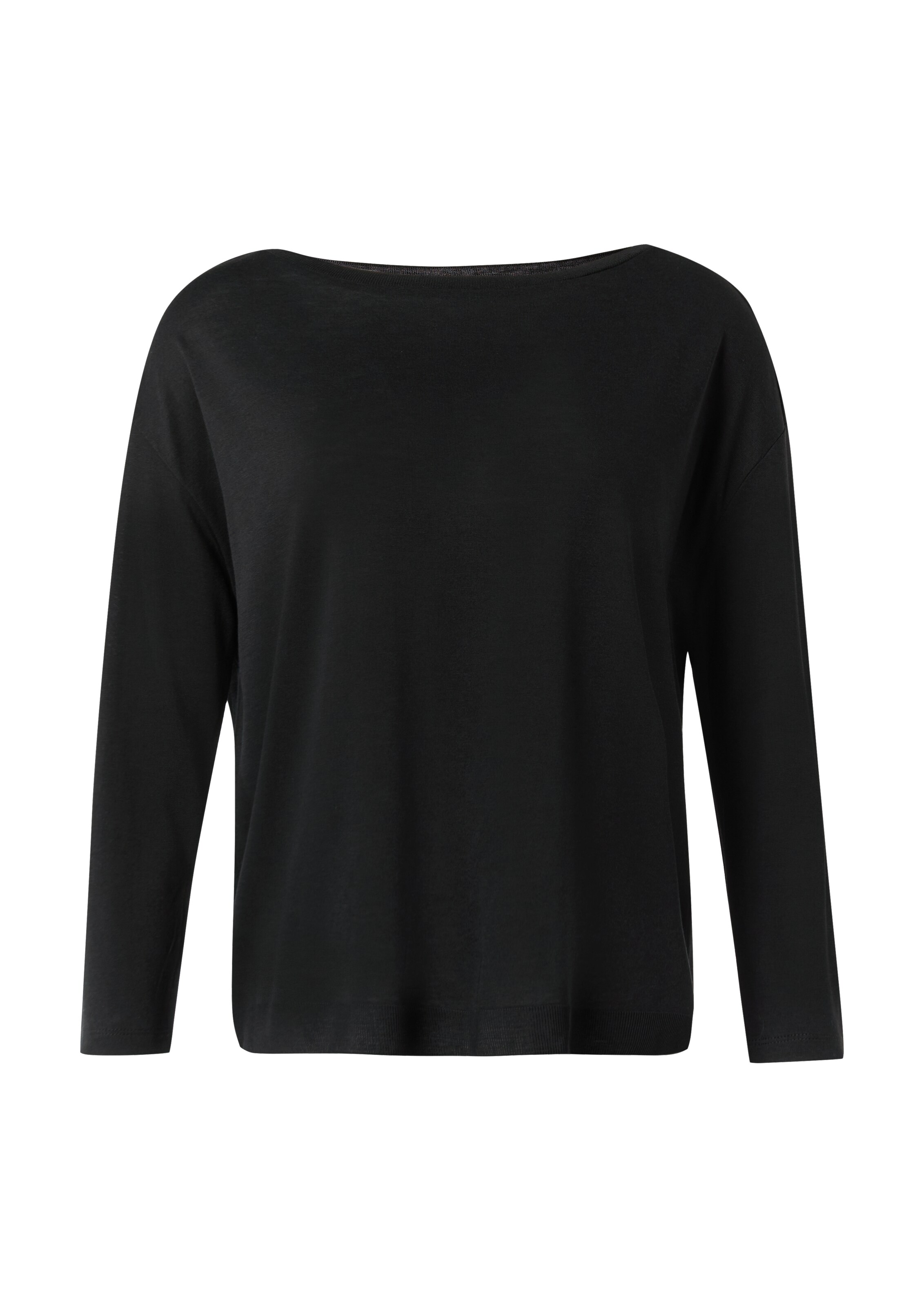 COMMA Shirt in Zwart: voorkant