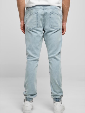 Urban Classics Avsmalnet Jeans i blå