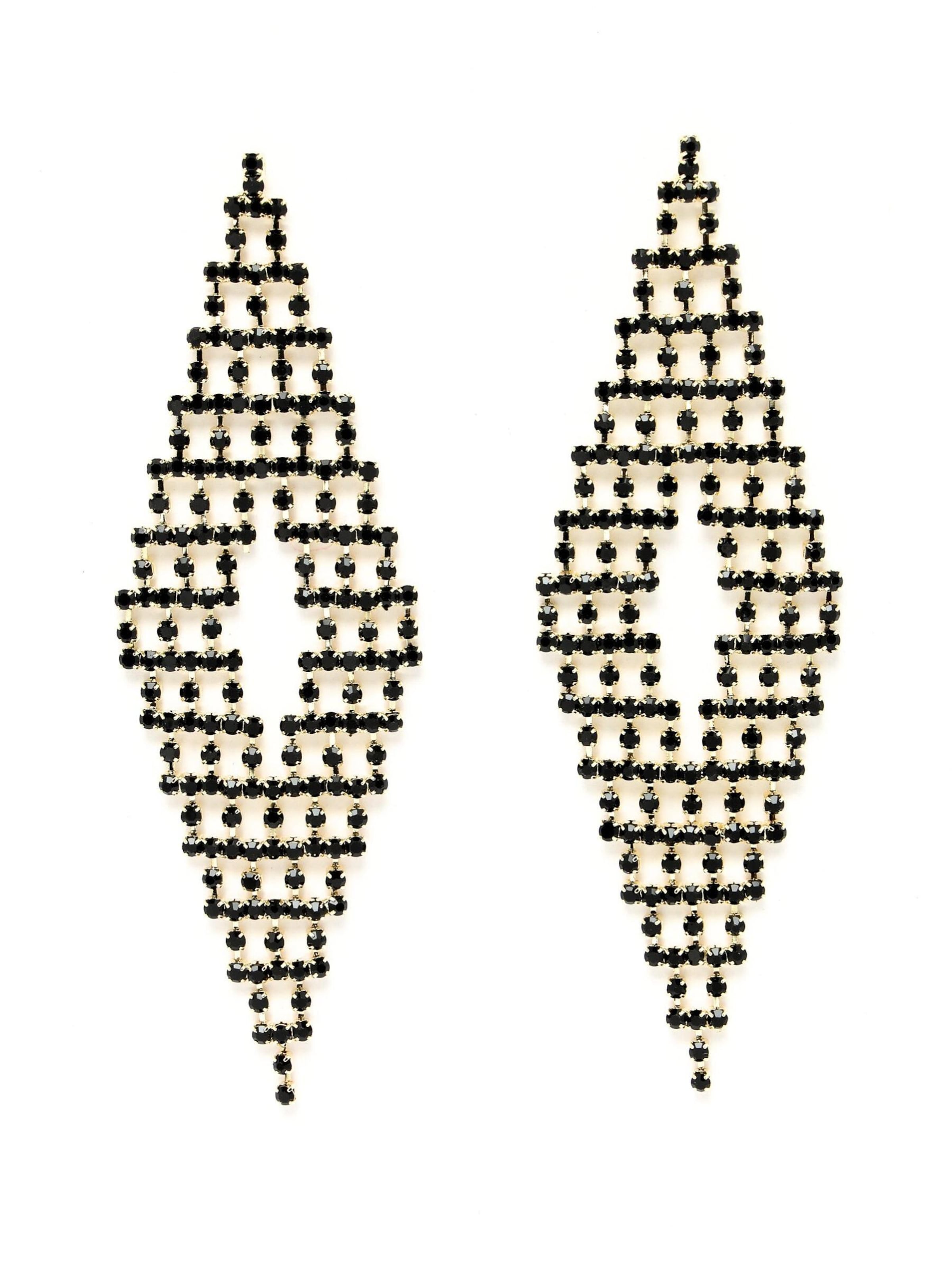 AVANT-GARDE PARIS - Pendientes 'Isadorasa' en negro: frente