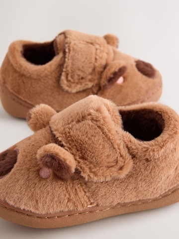 Next - Zapatillas de casa en marrón