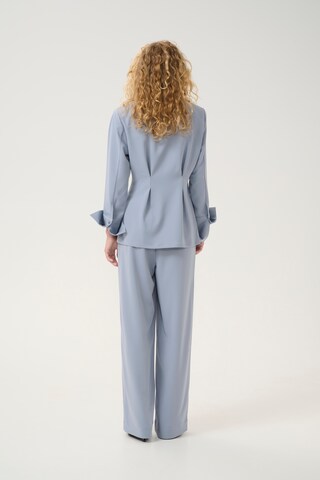 Gestuz Loose fit Trousers 'Mareen' in Blue