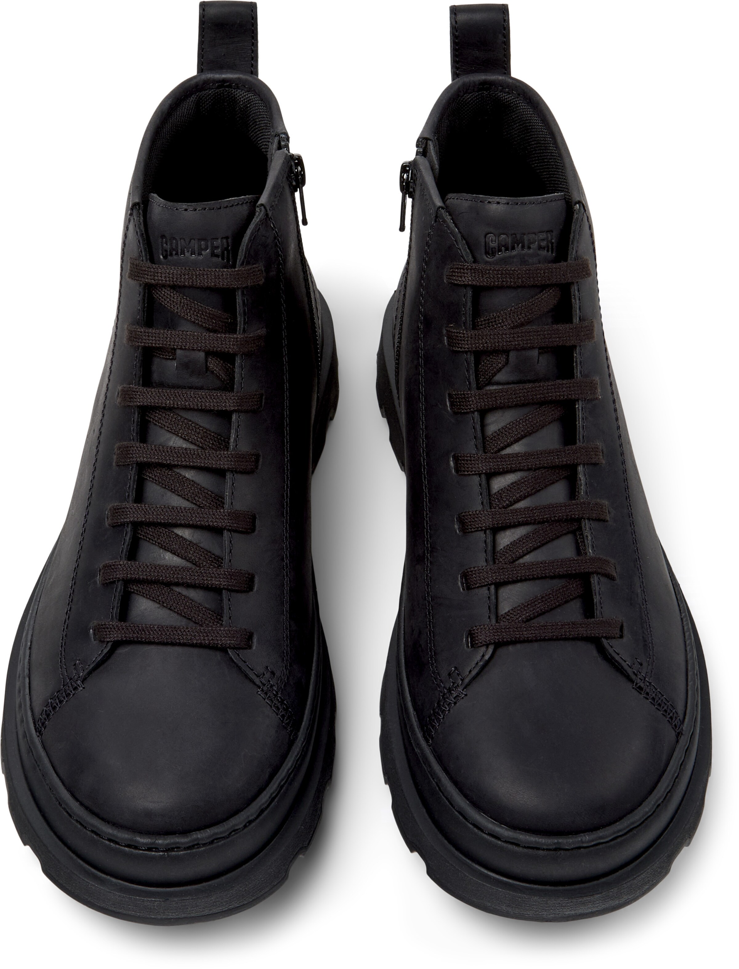 Bottines à lacets ' Brutus+ ' CAMPER en noir