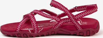 Sandales de randonnée 'TENA V4' Izas en rouge : devant