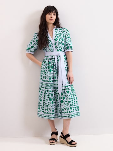 Phase Eight Dress in Blue: front