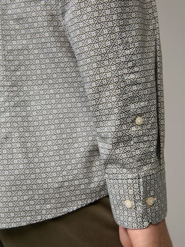 STRELLSON Regular fit Button Up Shirt 'Stan' in Grey
