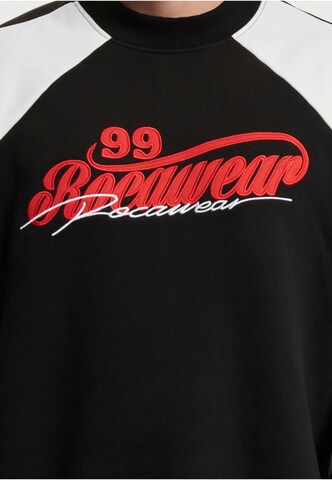 ROCAWEAR Mikina 'Blocks' – černá