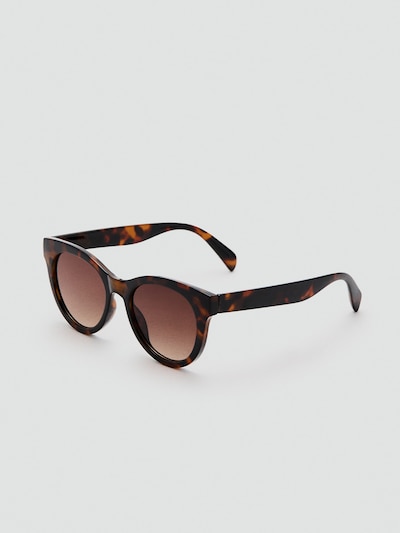 MANGO Okulary przeciwsłoneczne 'ELIA' w kolorze ciemnobrązowym, Podgląd produktu