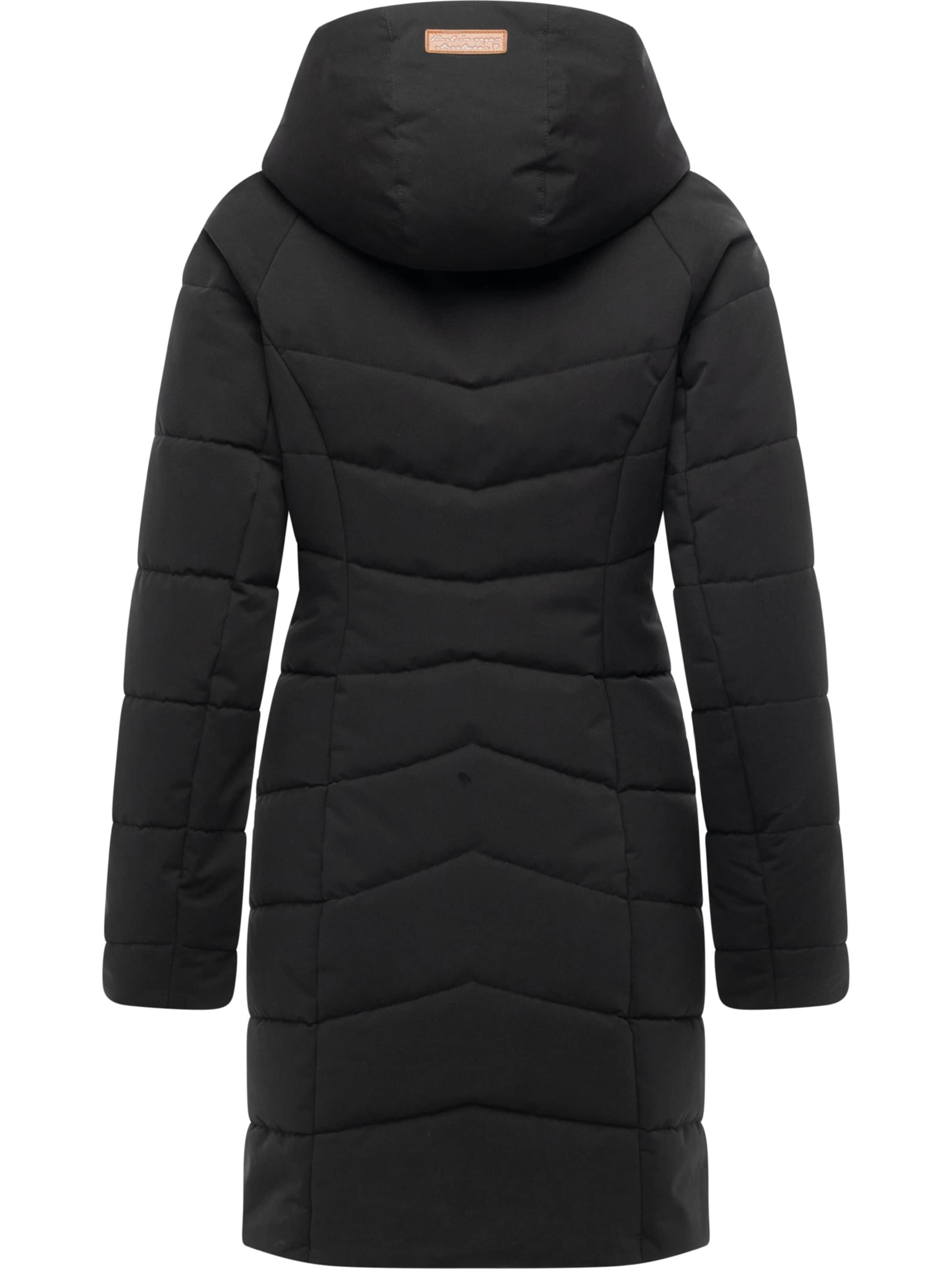 Manteau d’hiver &#x27;Noita Youmodo&#x27; Ragwear en noir