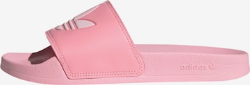 ADIDAS ORIGINALS Pantolette 'Adilette' i rosa: framsida