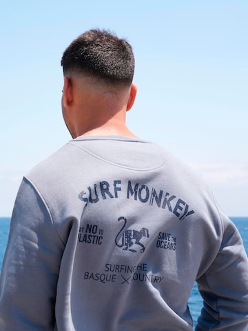 Surf Monkey - Sudadera 'Rette das Ozean' en gris