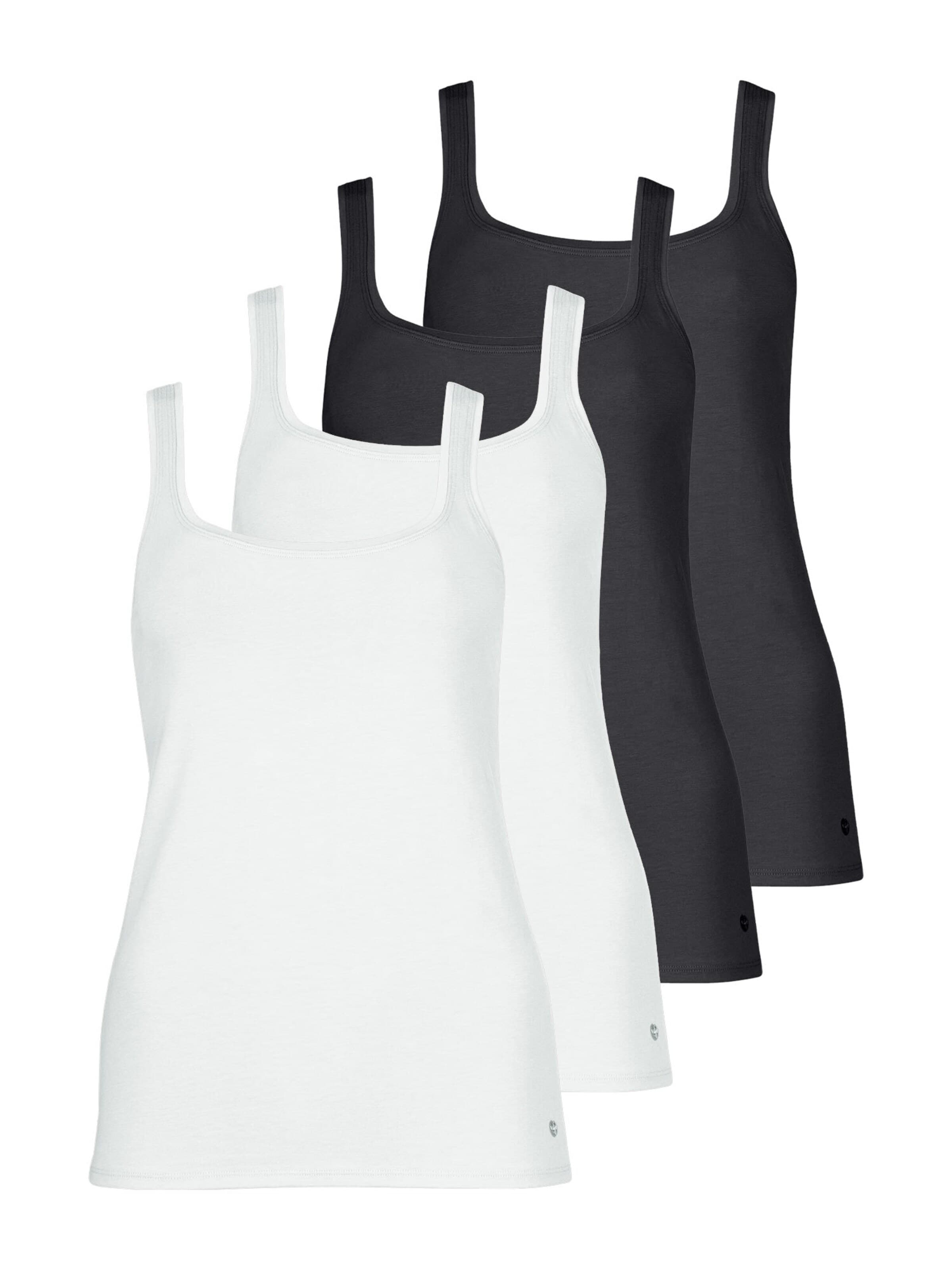Lisca Undershirt 'Happyday' in White: front
