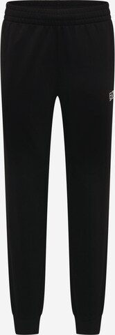 Effilé Pantalon EA7 Emporio Armani en noir : devant