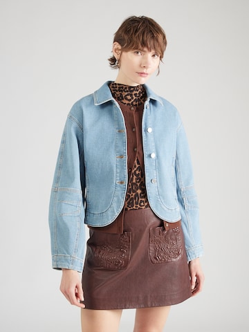 Geacă de primăvară-toamnă 'Kabana Tua' de la MSCH COPENHAGEN pe albastru: față